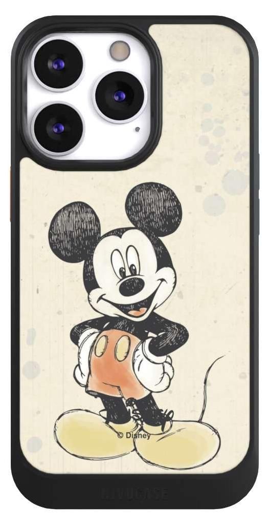 NIVOCASE Hülle für Apple iPhone 13 Pro Handyhülle NIVOcore Case Schwarz Offizielles Lizenzprodukt Wasserfarbe