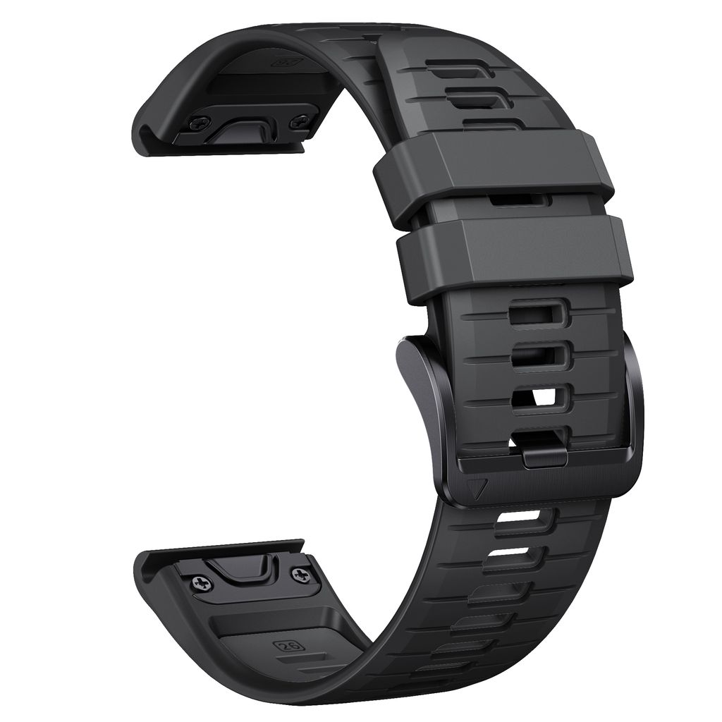 INF Stilvolles Schnellverschlussarmband für Fenix 7PRO Schwarz+Grau