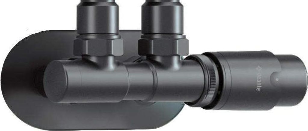 Thermostatic valve for bathroom radiator - right