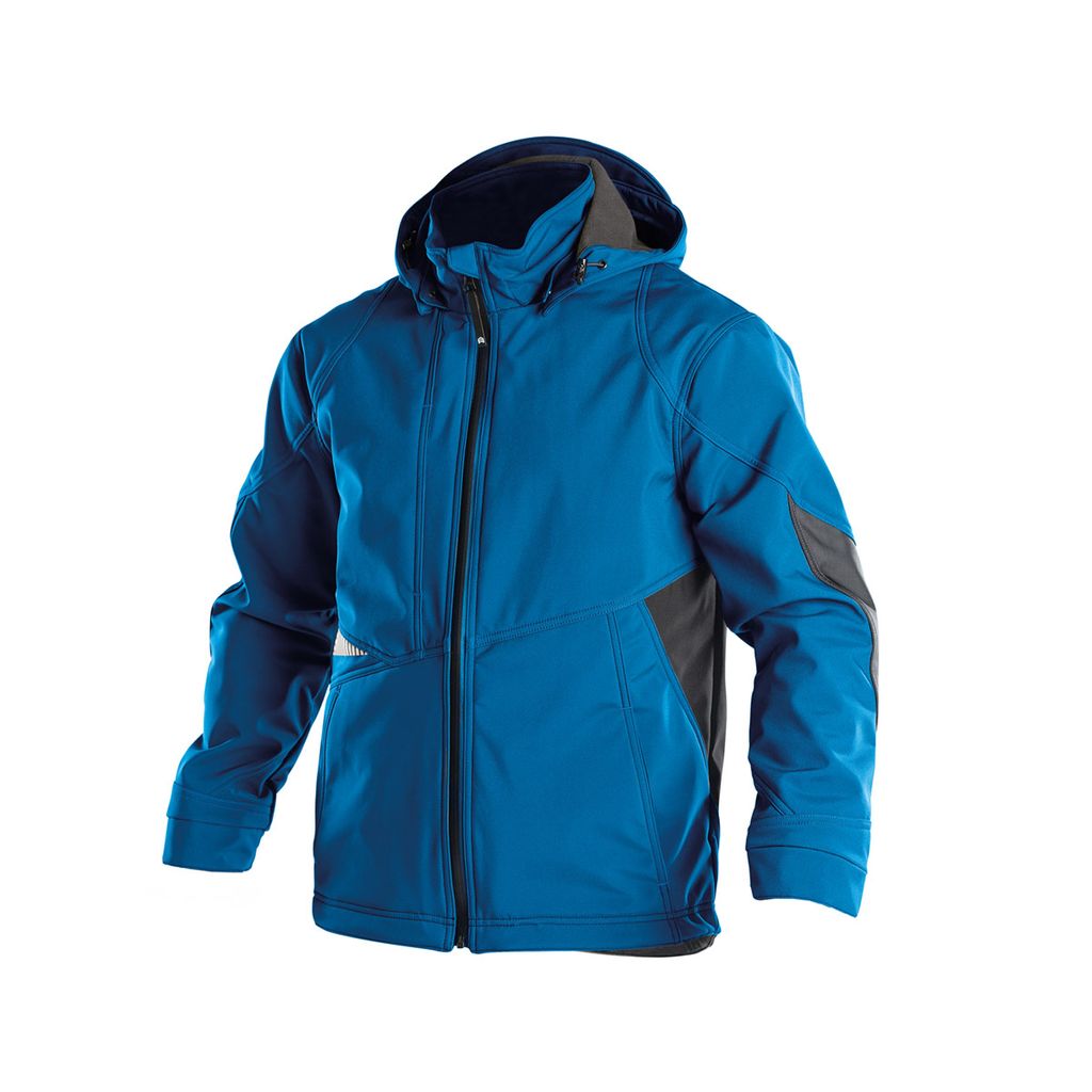 DASSY Gravity Softshell-Jacke AZURBLAU/ANTHRAZITGRAU Gr.XL Länge: STANDARD