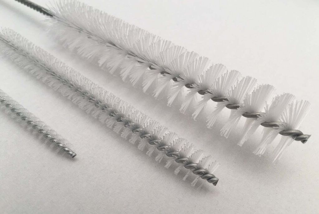 Lochbürste Zylinderbürste Nylon mit Stiel verschiedene Größen | 12 mm