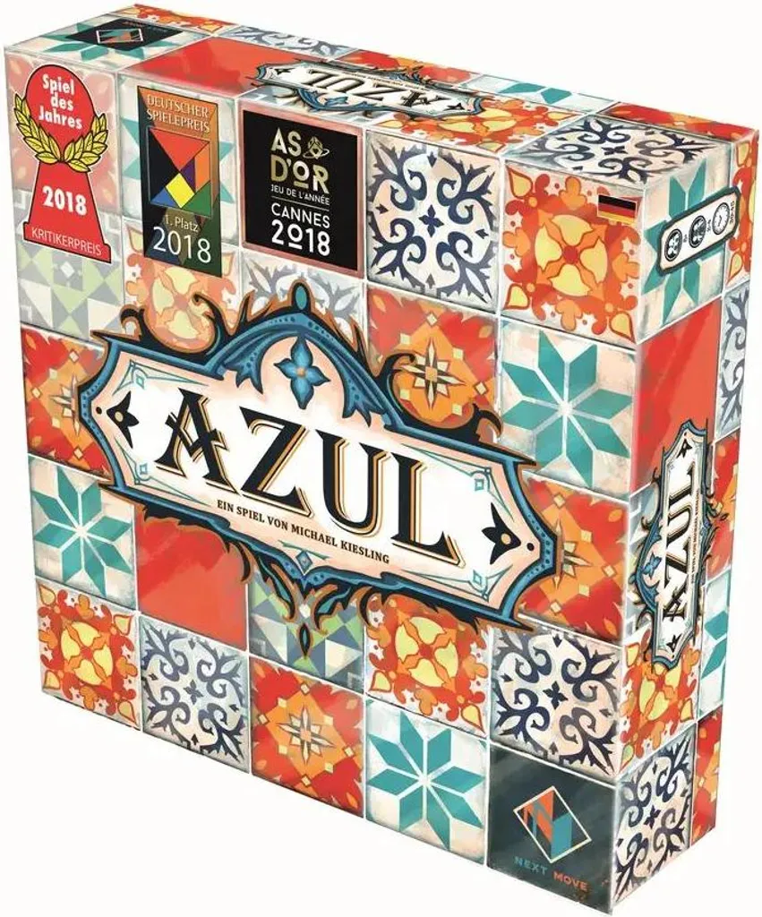 Asmodee Azul Jeu de Société Multicolore - Jeu de Stratégie Planches - 7