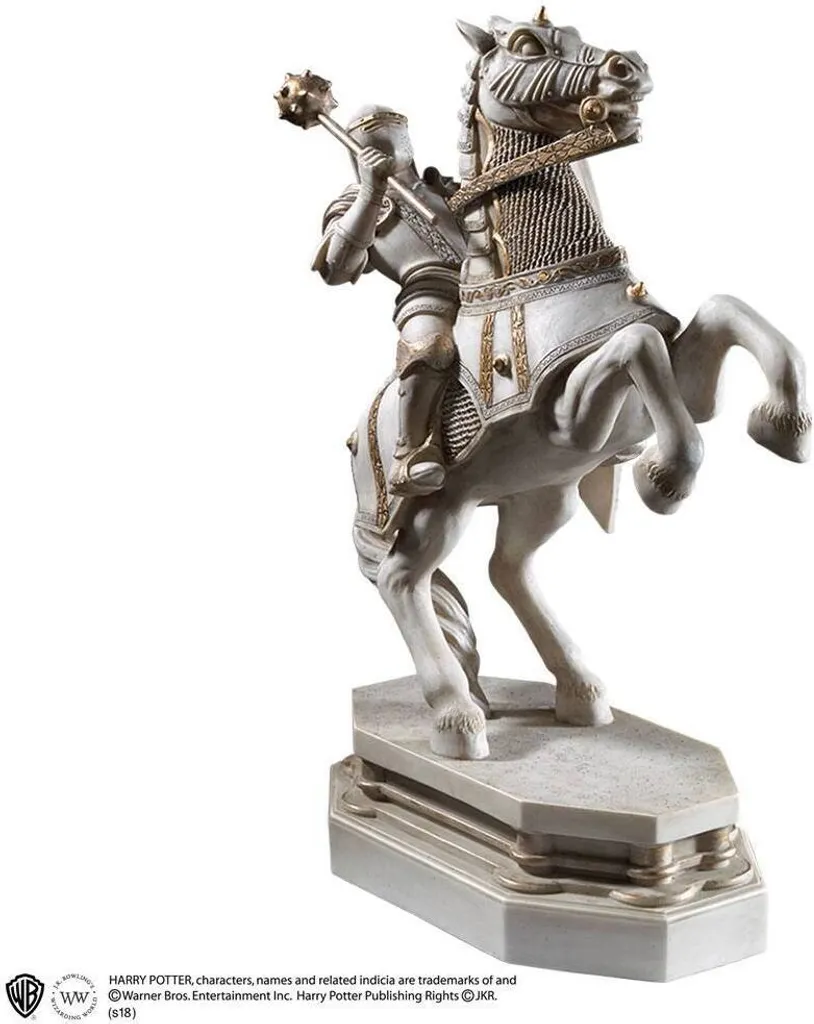 Support de Livres Harry Potter Cavalier Blanc Échecs pour Bibliothèque 20cm