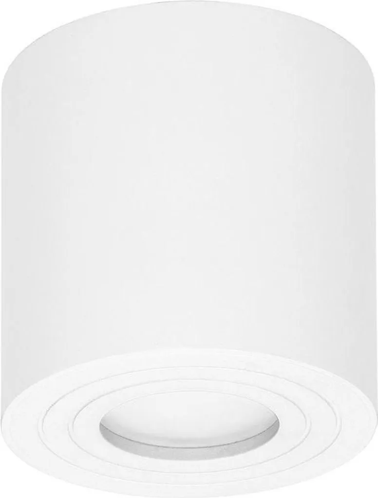 Plafonnier Anti-Poussière IP54 Adviti Megy Blanc Rond Solution GU10 50W