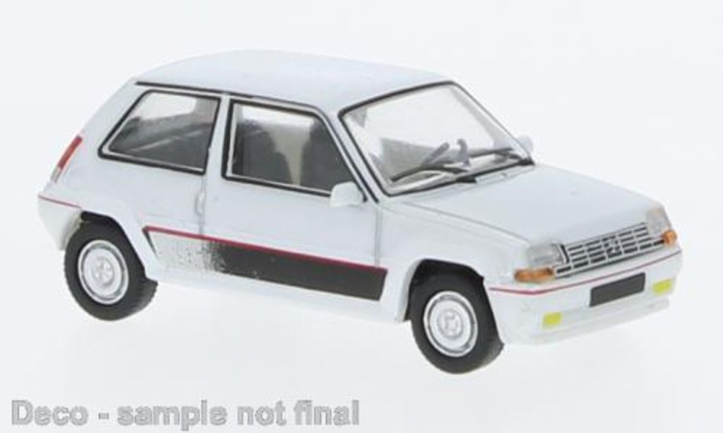 Brekina PCX870296 - 1/87 Renault 5 GT Turbo, metallic-weiss, 1985 - Neu