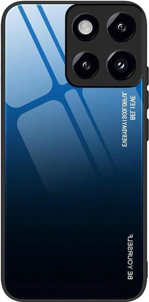 Schutzscheibe für Smartphone, Schlagfestes TPU-Abdeckung, Farbwechsel Blau