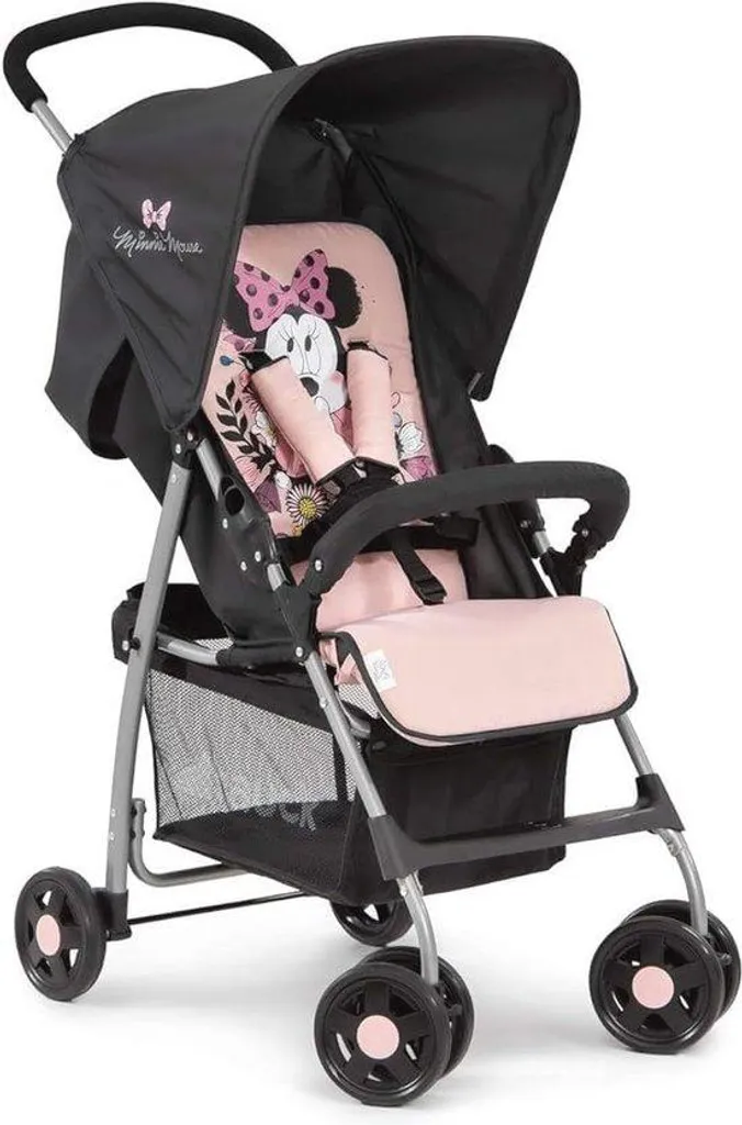 Poussette compacte 18 kg rouge : pliage facile et confort pour l'enfant