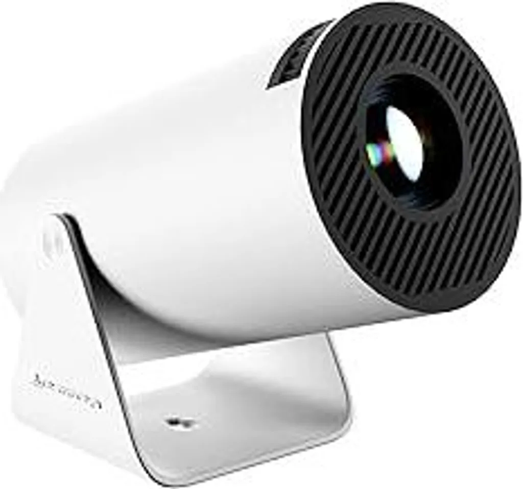 Mini Proiettore Smart HY300 Pro 1080P WiFi 6 Bluetooth 5.0 Bianco