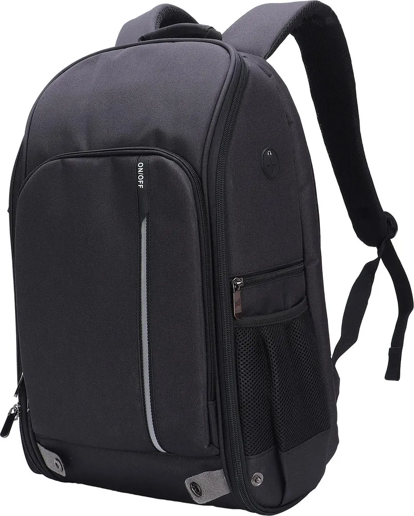 Sac à dos photo reflex et hybride avec LED de sécurité étanche 25L