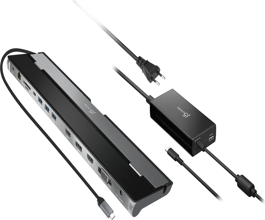 Hub triple affichage USB-C j5create JCD543P-EN contre le manque de ports