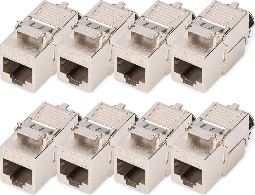DIGITUS DN-93816 Keystone-Modul Cat 8.1 – Hochgeschwindigkeit RJ45 Netzwerkdose
