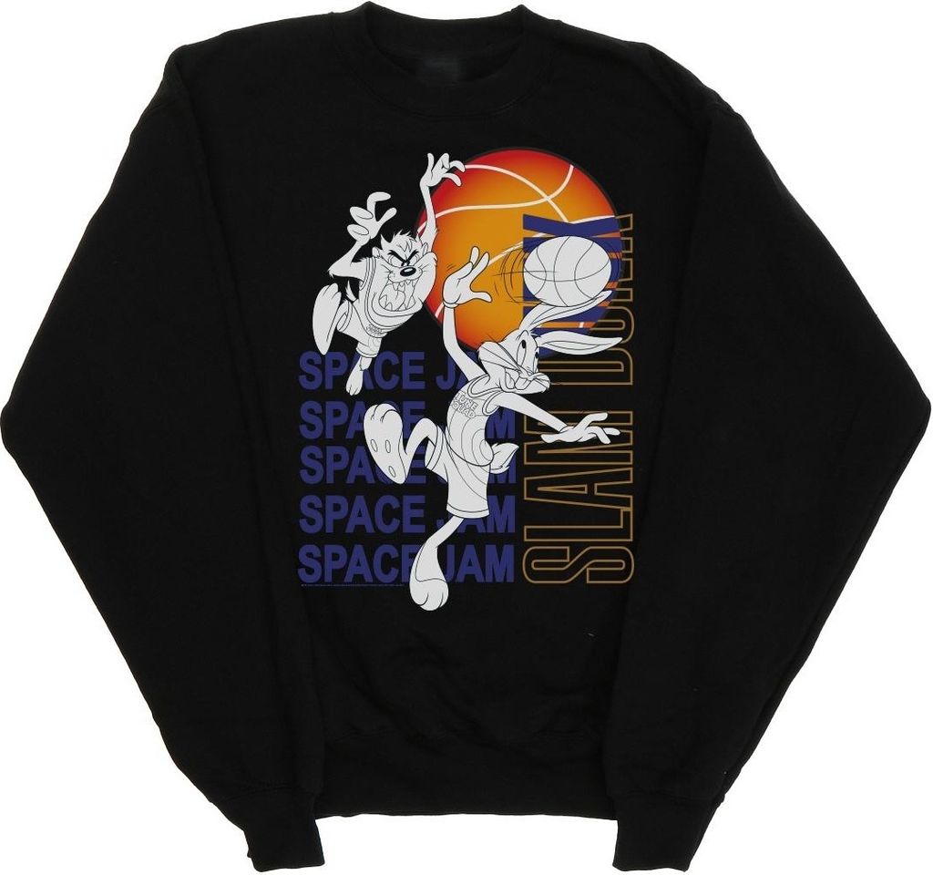 Space Jam: A New Legacy - "Slam Dunk" Sweatshirt für Herren BI51660 (5XL) (Schwarz)