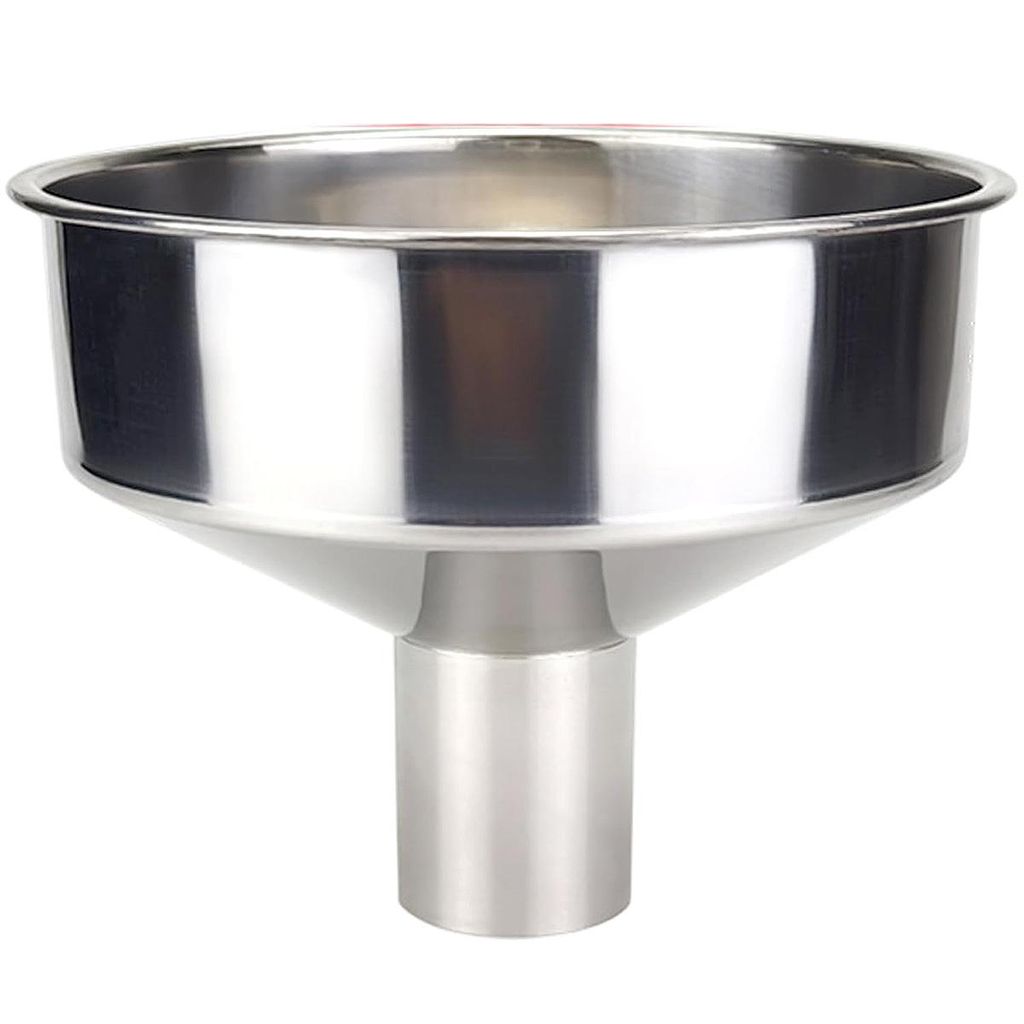 Edelstahl Trichter groß, Ø 14 cm, breiter Einlass, Anti-Magnet, für Küche & Haushaltsöle