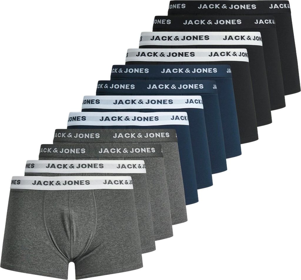 Jack & Jones Solid Trunks Herren (12er Pack) Produktbild 