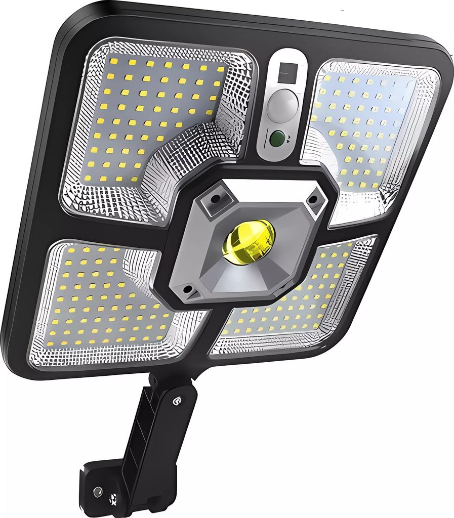 Izoxis 22736 Pouliční osvětlení solární 220 LED COB, IP65, Obrázek produktu 