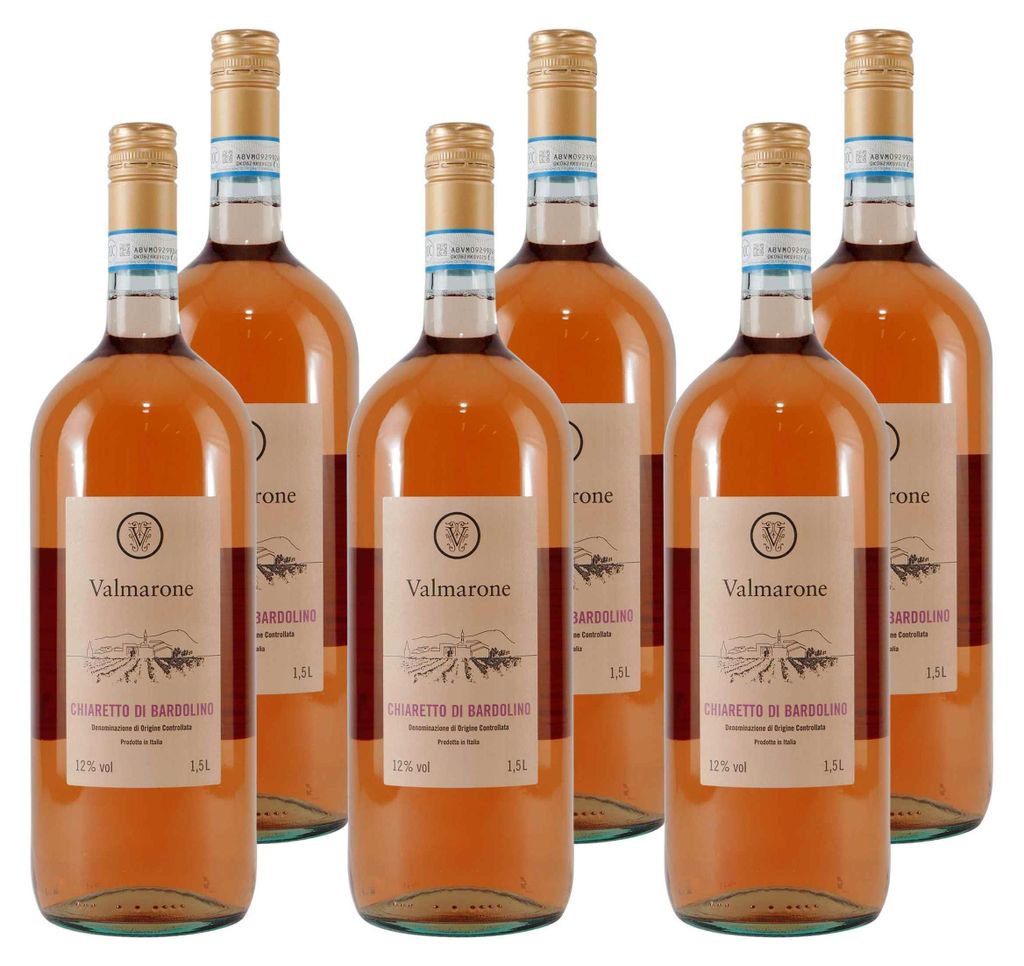 Valmarone Chiaretto di Bardolino DOC -trocken- (6 x 1,5L) Produktbild 