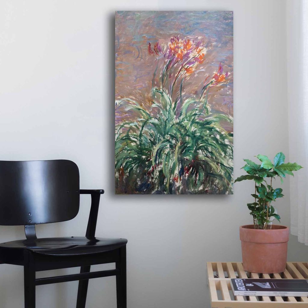 Wallity, 4570MONET009- CLD1109, Bunt, Leinwandbilder, 45 x 70 cm, 100% Leinwand