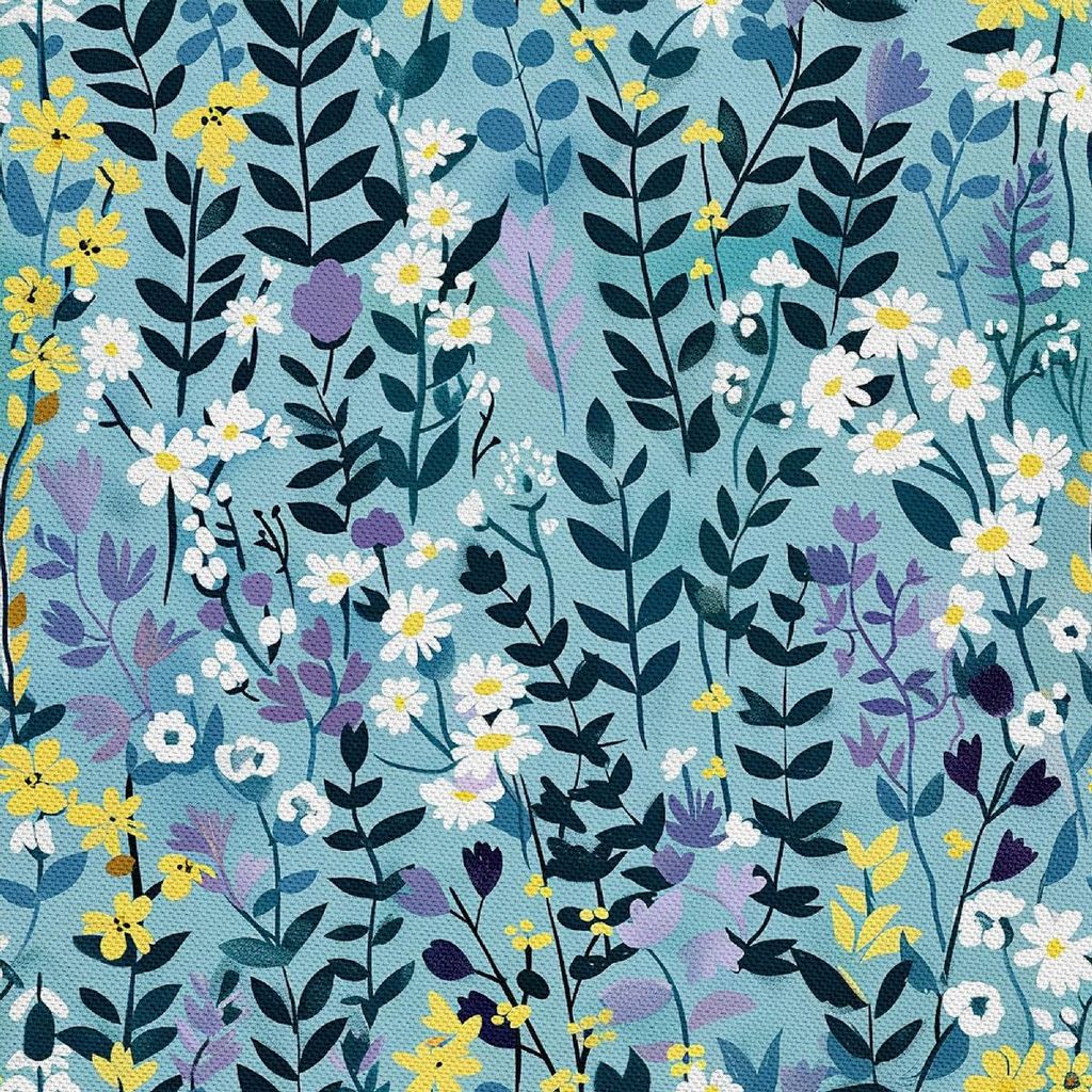 OUTDOOR DEKOSTOFFE OXFORD - Motiv Frühling I DX7589