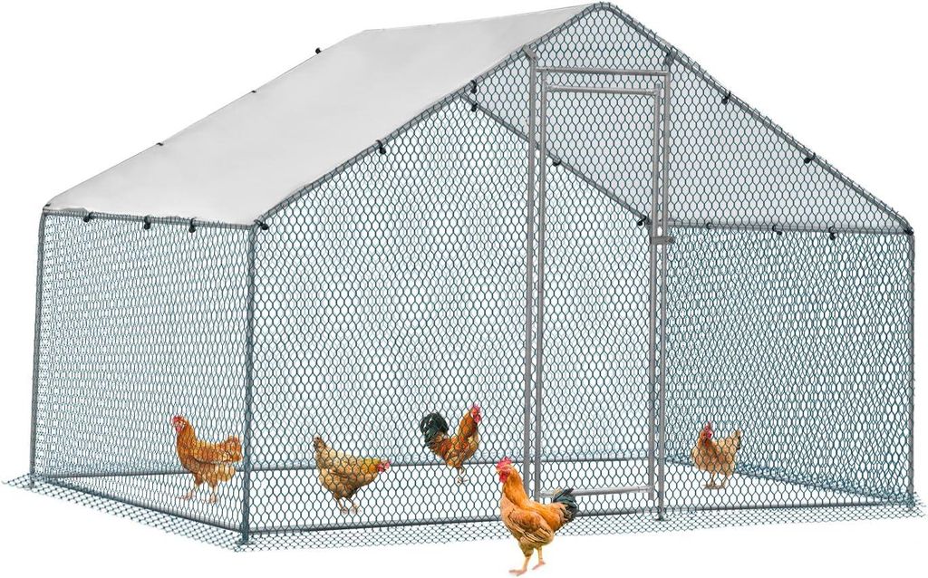 Výbeh pre sliepky FCH 2x2x2 m, kurník 4 m² z pozinkovaného Obrázok produktu 