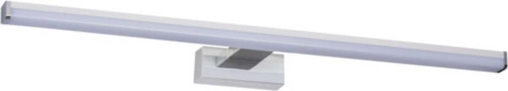 A modern LED wall light mounted on a white bracket against a white background.