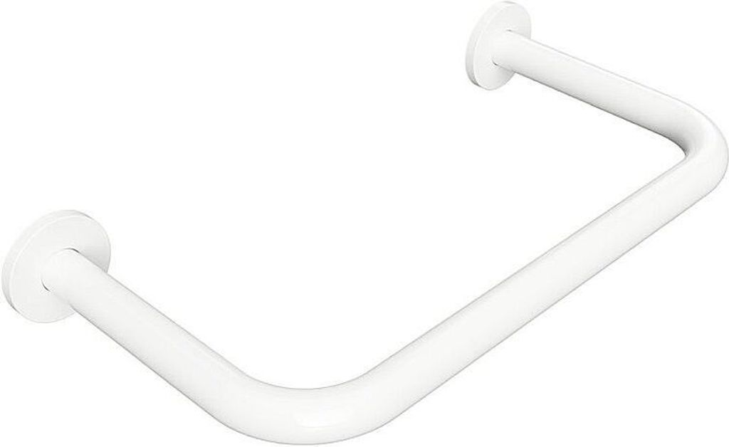 BELP Siphonschutz Eisen Weiß mit Abdeckung 545x80x266 mm, 120 kg Traglast für Bad & WC >> zum Bohren