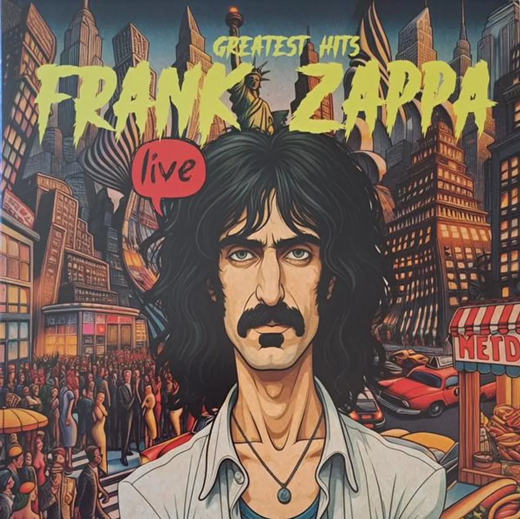 Frank Zappa Greatest Hits Live Vinyle Jaune 1LP 2025 Disque Gramophone