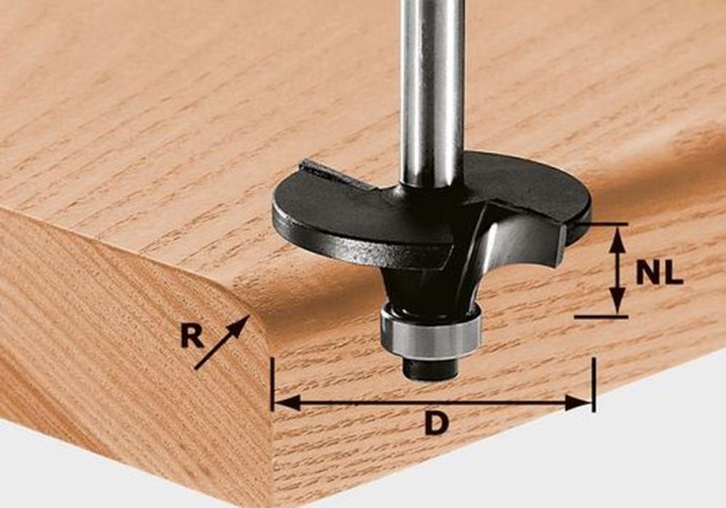 FESTOOL Profilfräser Radius HW Schaft 8 mm HW S8 D42/R6 Nr.:491131