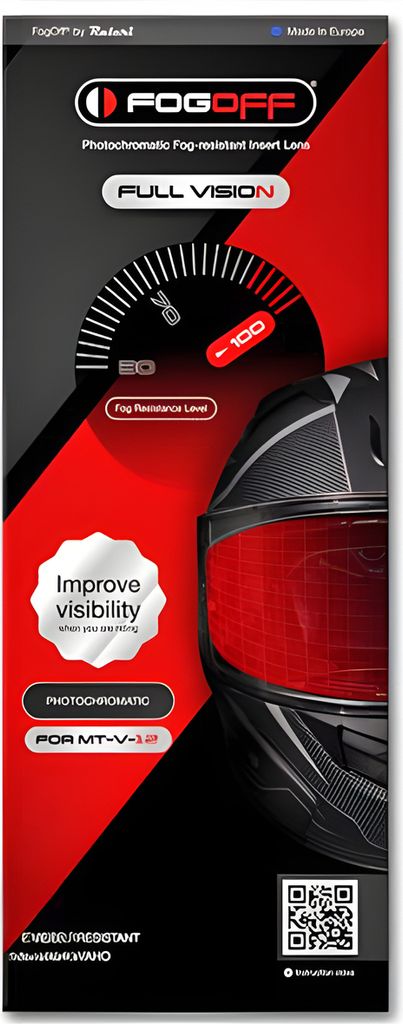 Anti Beschlag Visier Fog Off für MT Visier V-12