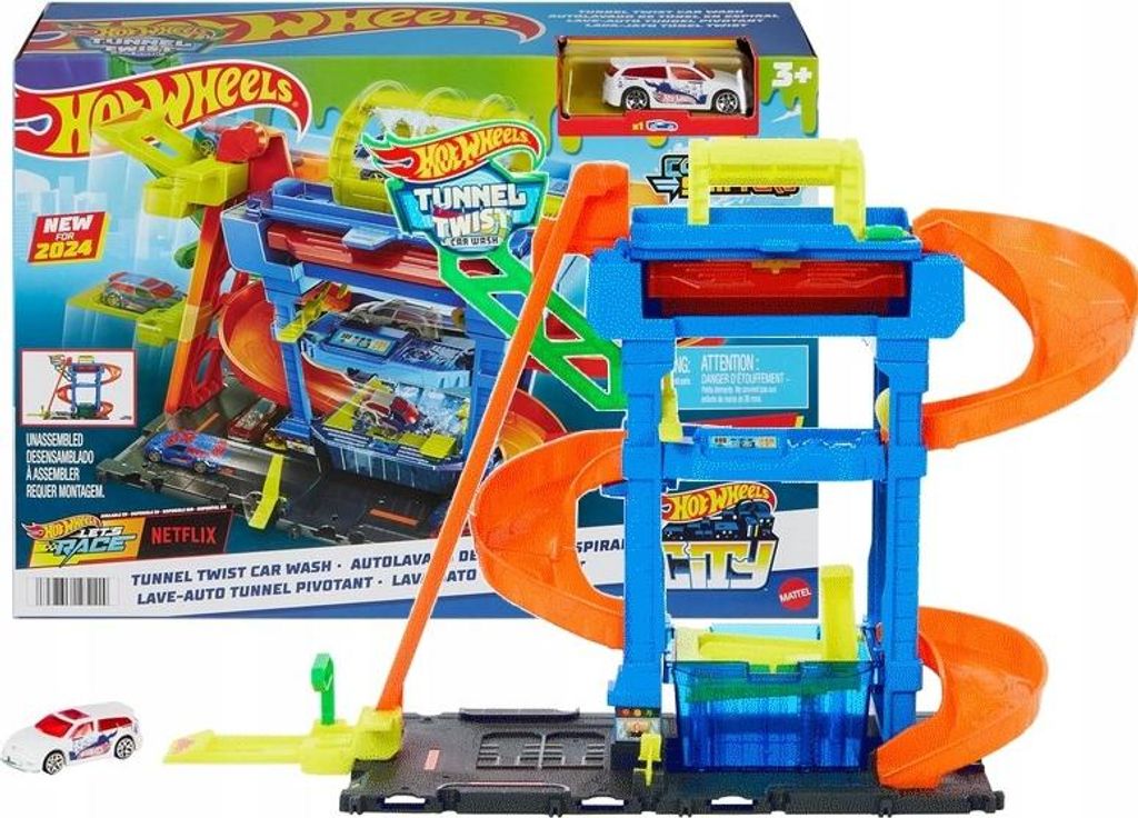 Hot Wheels City ECL Tunnel Twist Car Wash Produktbild 