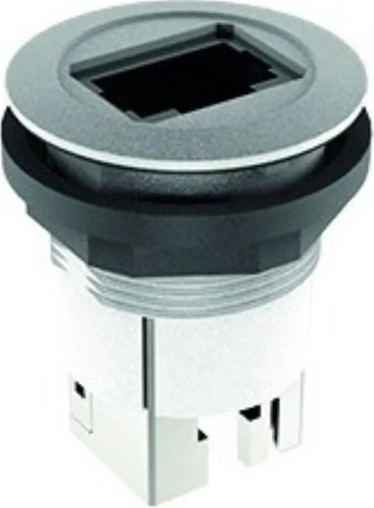 Prise RJ45 CAT6 Argentée Schlegel : Connexion Réseau Fiable et Stable