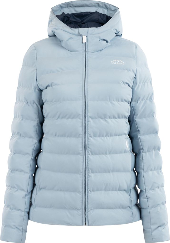 ICEBOUND damen wattierte winterjacke - hellblau, XXL
