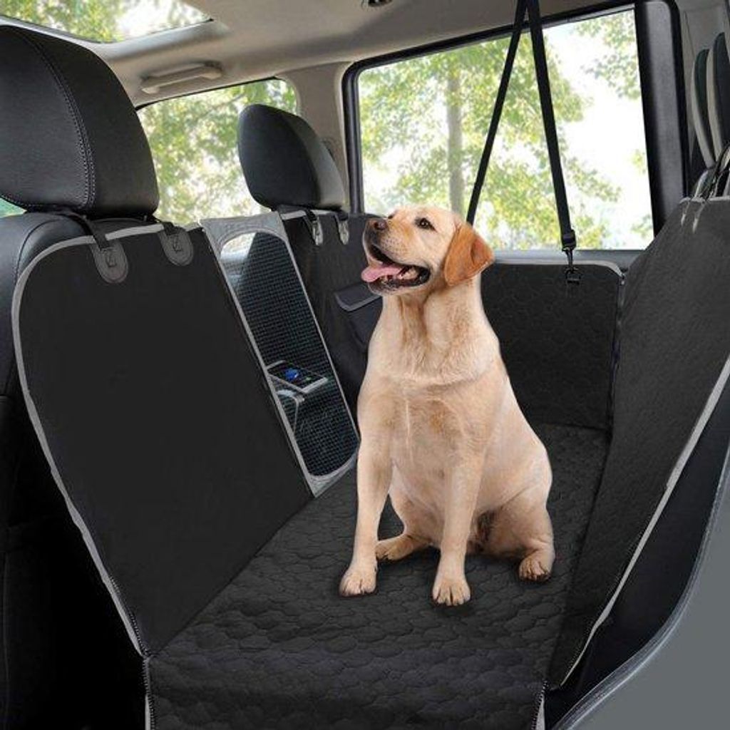 Hundedecke Auto Rücksitz und Kofferraum - 145 x 136 - Schutzdecke - Hundedecke - Hundedecke für Auto Rücksitz - Kofferraumschutz