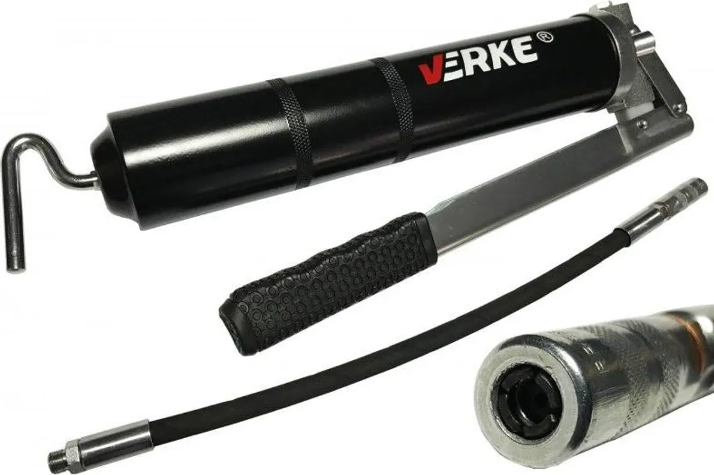 Ingrassatore Manuale Professionale 600ml HQ 13098 | Pompa Grasso Alta Resa