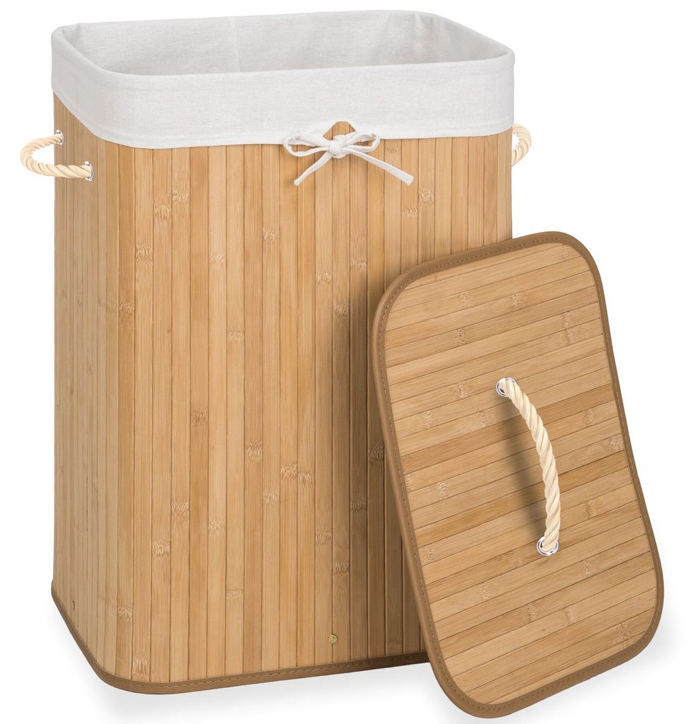 tectake® Wäschekorb 42 x 31,5 x 60 cm Produktbild 
