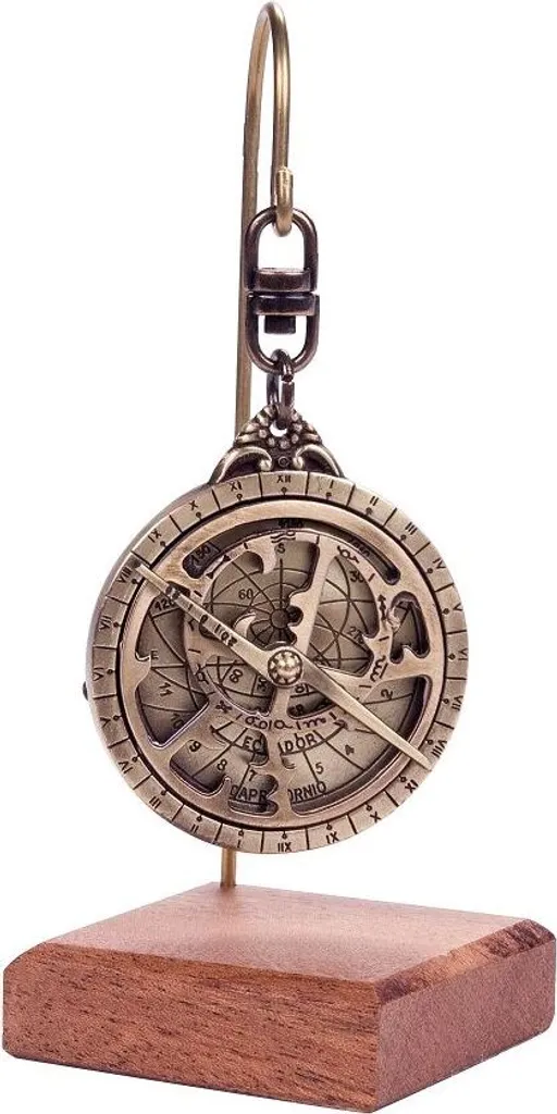 Astrolabio Vintage Madrid H81 Ottone - Arredo Studio Esclusivo