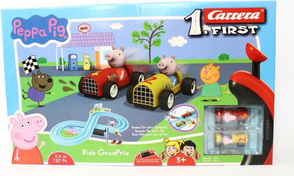 Carrera Peppa Pig - Kids GranPrix Rennbahn; 20063043 Produktbild 