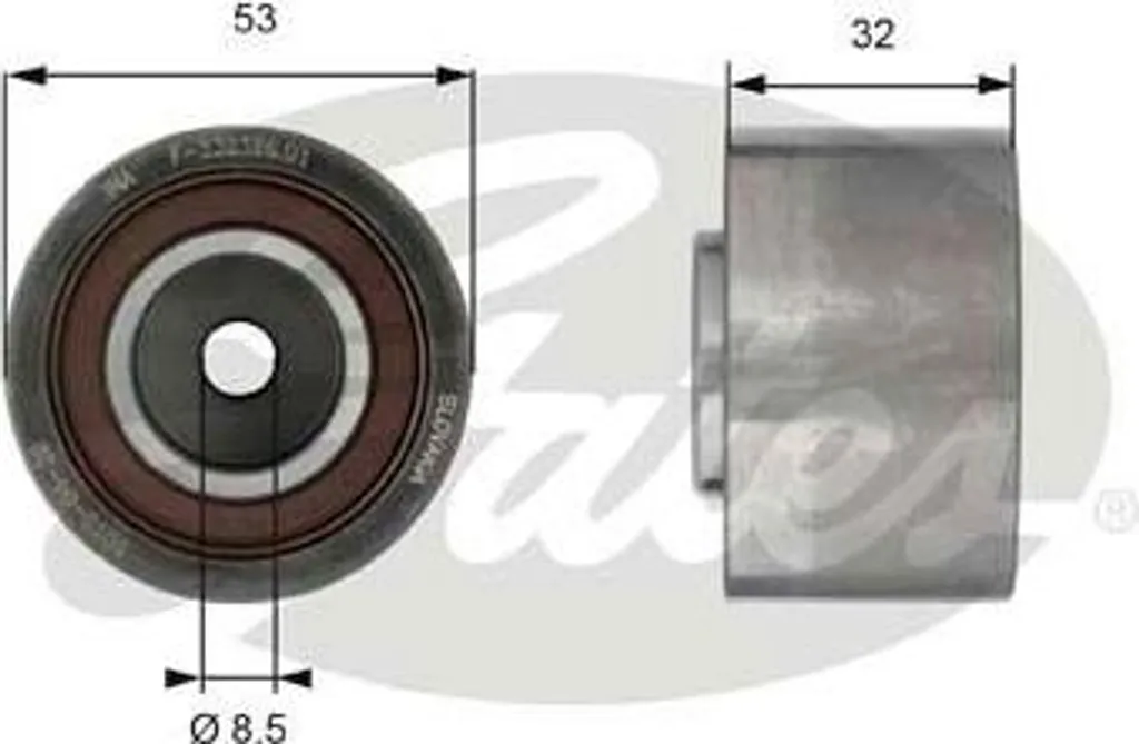 Kit Entretien Distribution : Galet Gates T42179 pour Volvo XC60 S60 V60