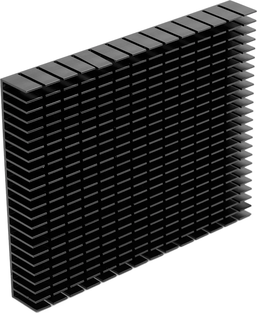 Dissipatore di calore Raffreddamento in alluminio Dissipatore di calore Cooler 150x120x20 mm per amplificatore CPU PCB