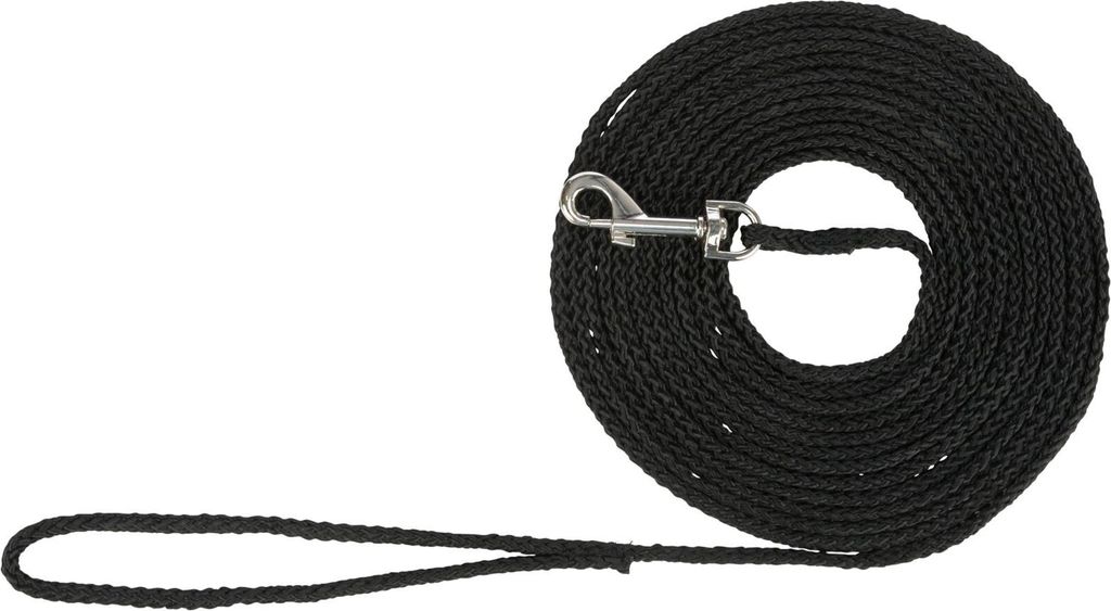 TRIXIE Schleppleine, rund - schwarz - 15 m/ø 5 mm Produktbild 