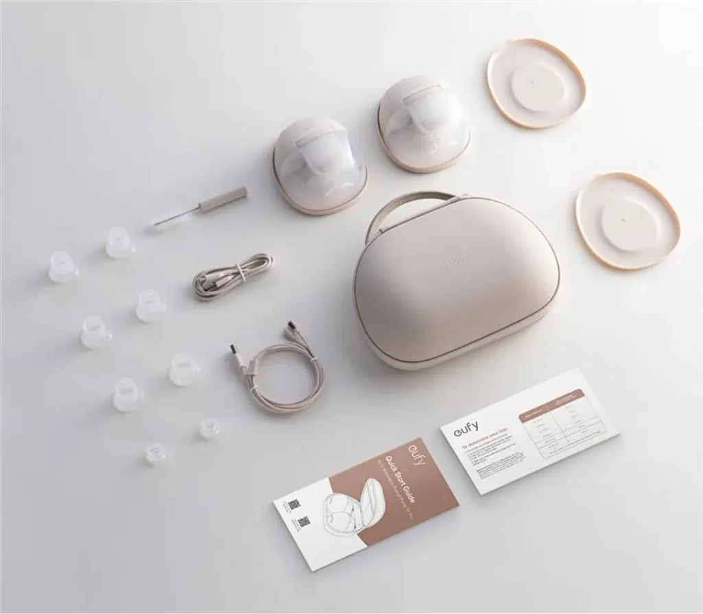 Tire-lait électrique eufy S1 Pro sans fil chauffant pour allaitement libre