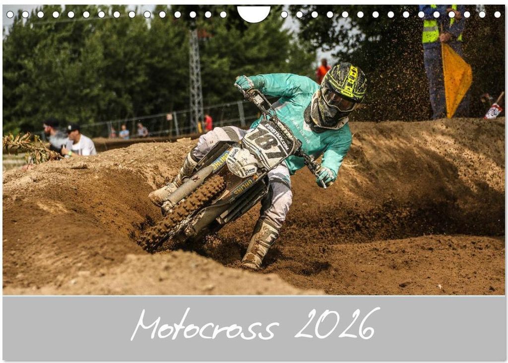 Motocross 2026 (Wandkalender 2026 DIN A4 quer), CALVENDO Monatskalender