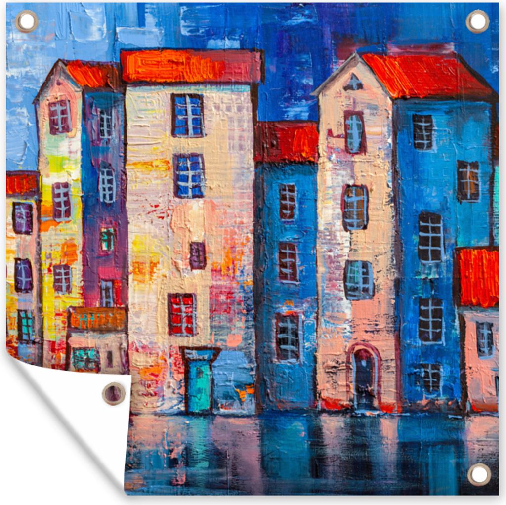 MuchoWow® 100x100 cm Outdoor-Poster Gartendeko Sichtschutz Produktbild 