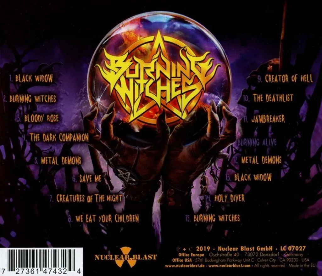 CD Burning Witches - Album Introuvable en Streaming pour Collection - 2