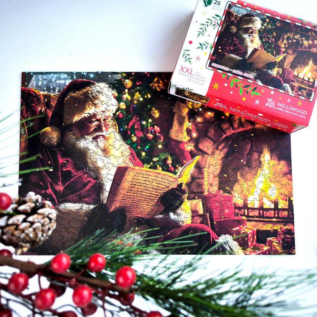 Milliwood Holzpuzzles - Weihnachten - Santa Claus - 500 Produktbild 9