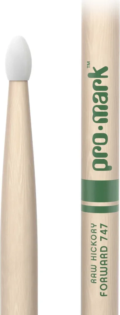 Baguettes 747N Pro Mark Raw : fini les glissements et les sons ternes