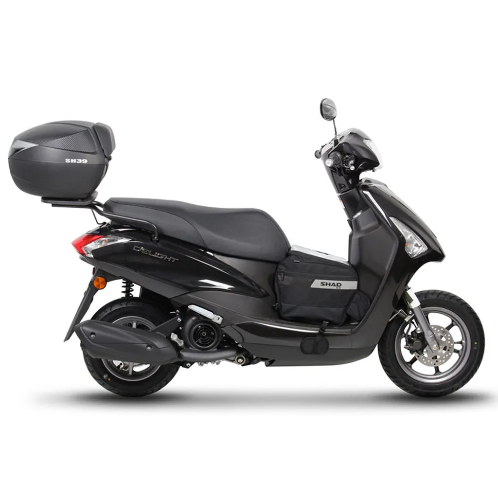 Kit Fissaggio SHAD Top Master Moto: Supporto Posteriore Acciaio Nero