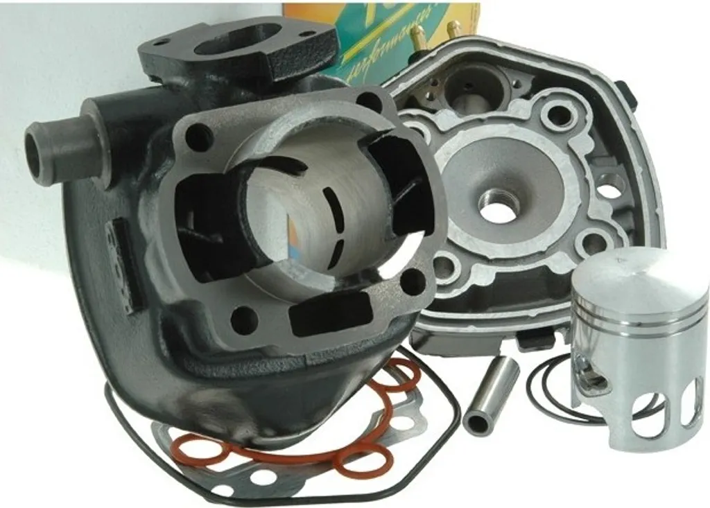 Cylindre piston 50cc Top Performances Trophy Minarelli couché liquide