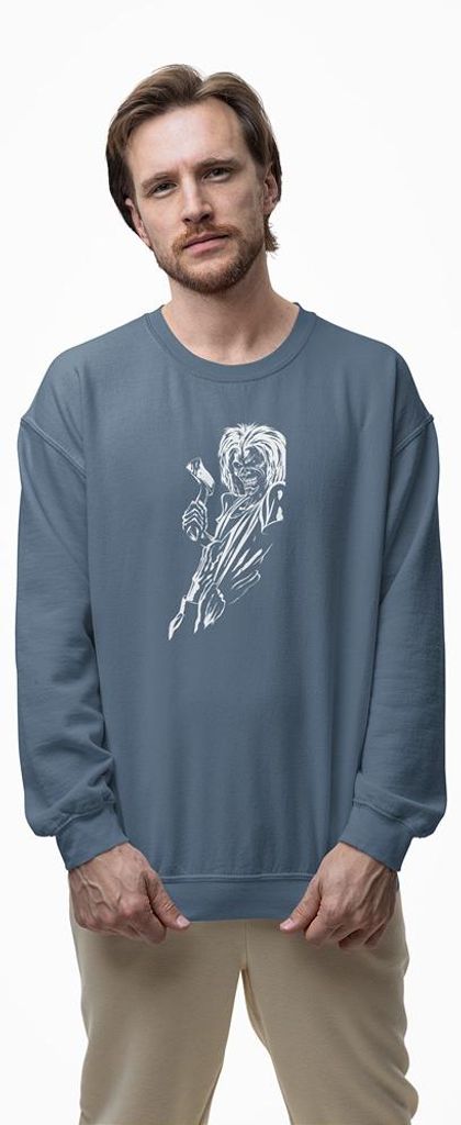 D&B Design Uni Pullover SWZN00001 Eddie IndigoBlau-Größe 3XL