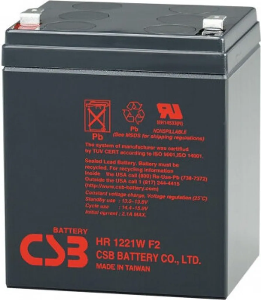 Batterie Eaton CSB 12V 5Ah pour Remplacer votre Batterie d'Onduleur HS