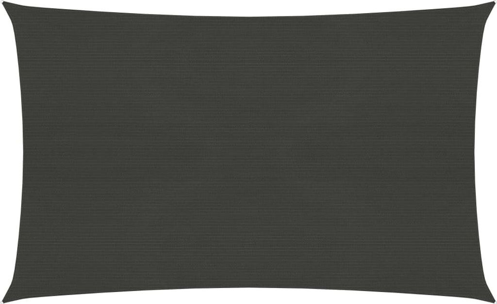 Sonnensegel 160 g/m² Anthrazit 3x4 m HDPE